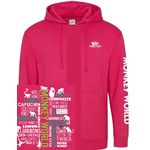 PINK CROSSWORD HOODIE